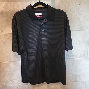 Mens Polo Grand Slam black/dark grey XL